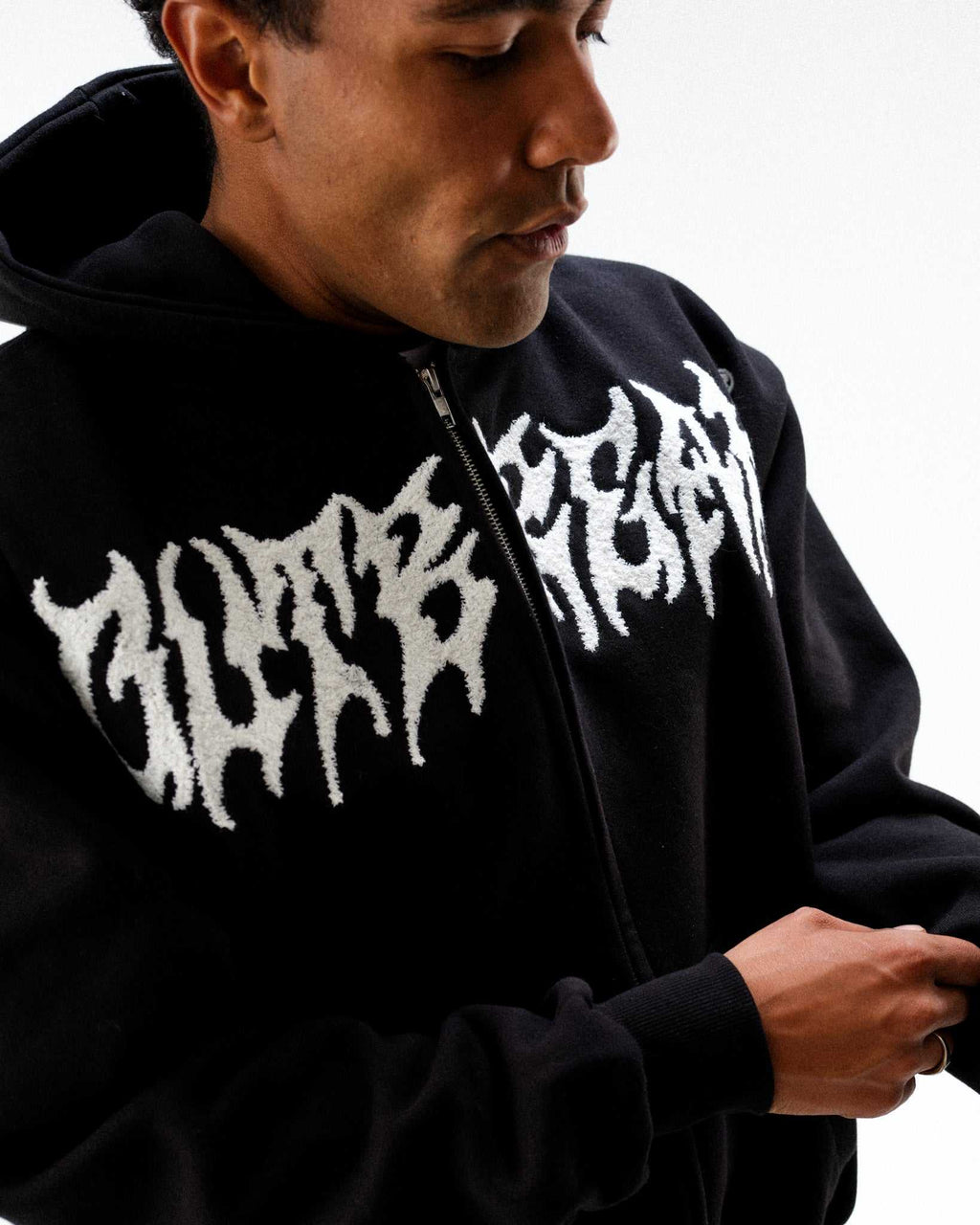 Outbreak Alt Black Zip Up Hoodie Outbreak Fest Outbreak®