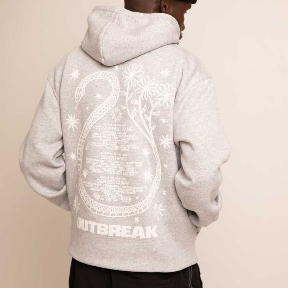 Line-up Hoodie Grey Outbreak Fest Outbreak®