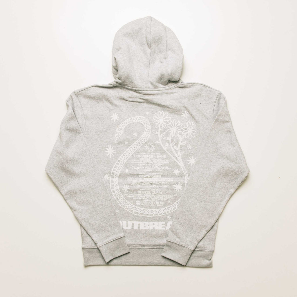 Line-up Hoodie Grey Outbreak Fest Outbreak®