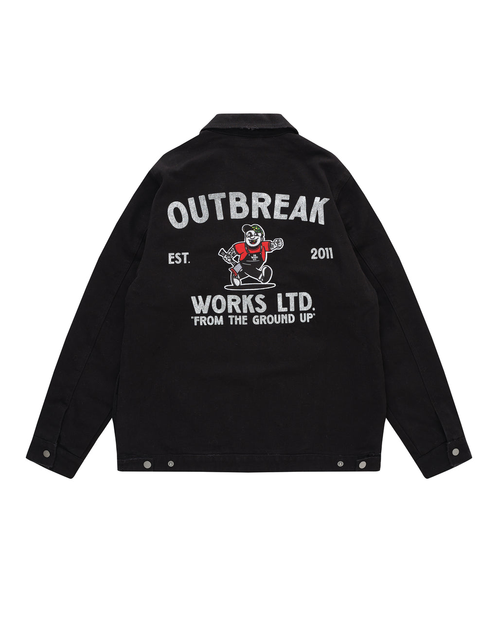 Outbreak® Works Canvas Workwear Jacket Black