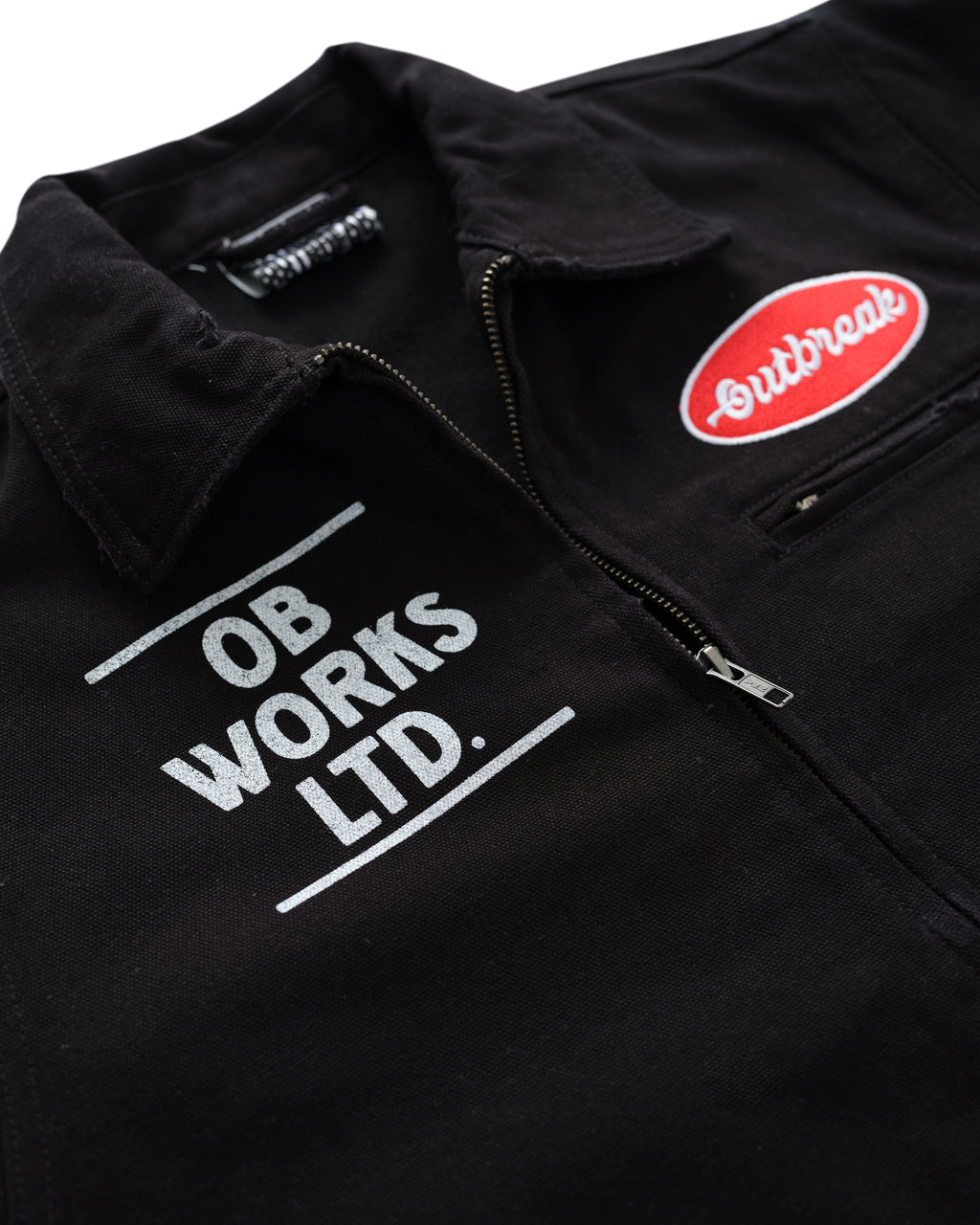 Outbreak® Works Canvas Workwear Jacket Black