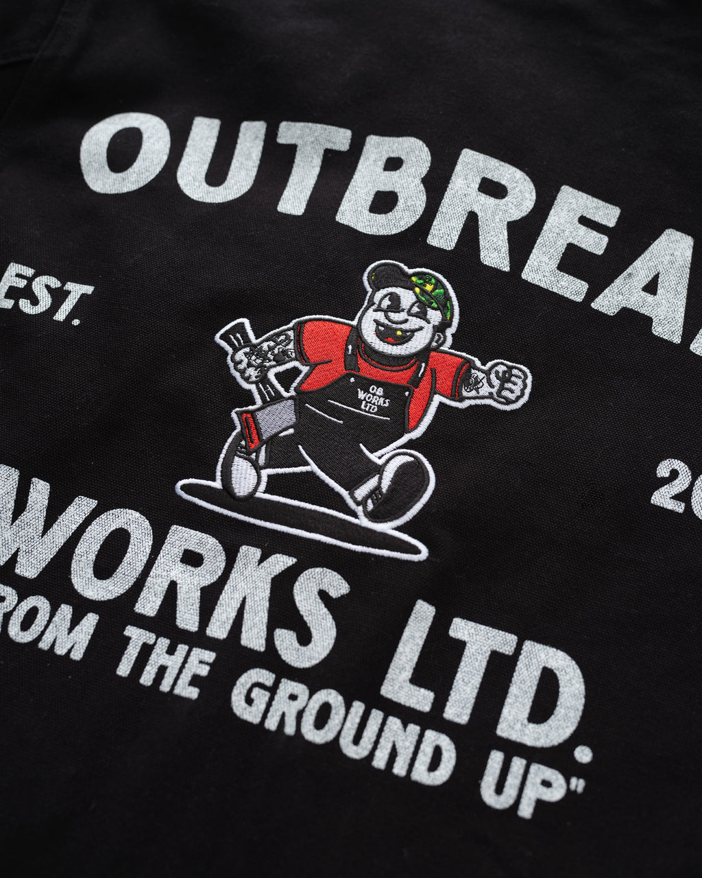 Outbreak® Works Canvas Workwear Jacket Black