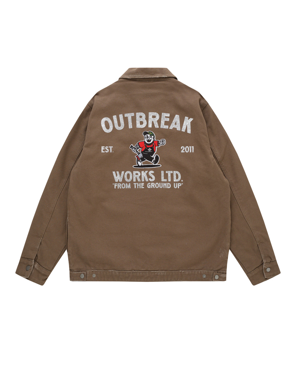 Outbreak® Works Canvas Workwear Jacket Brown