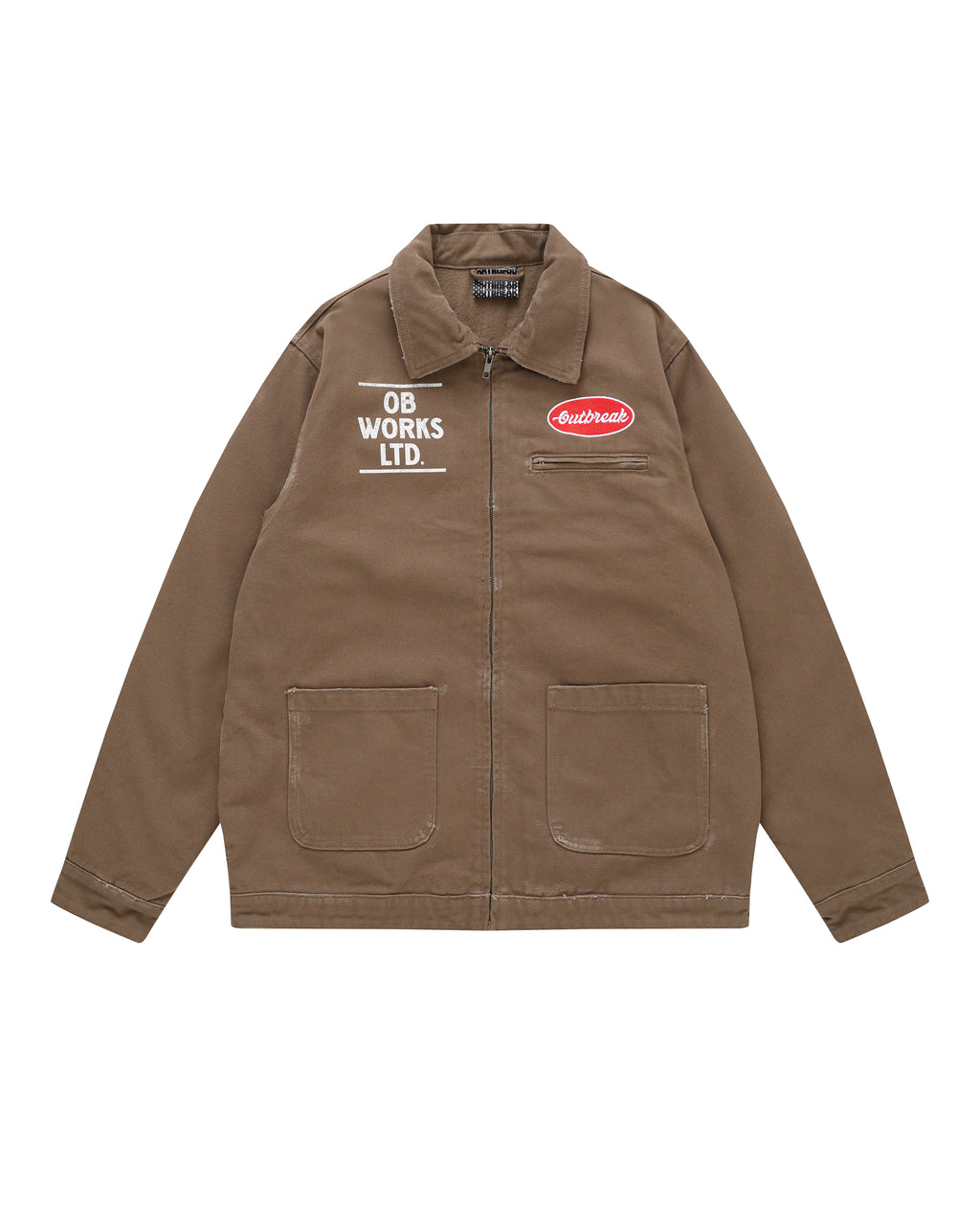 Outbreak® Works Canvas Workwear Jacket Brown
