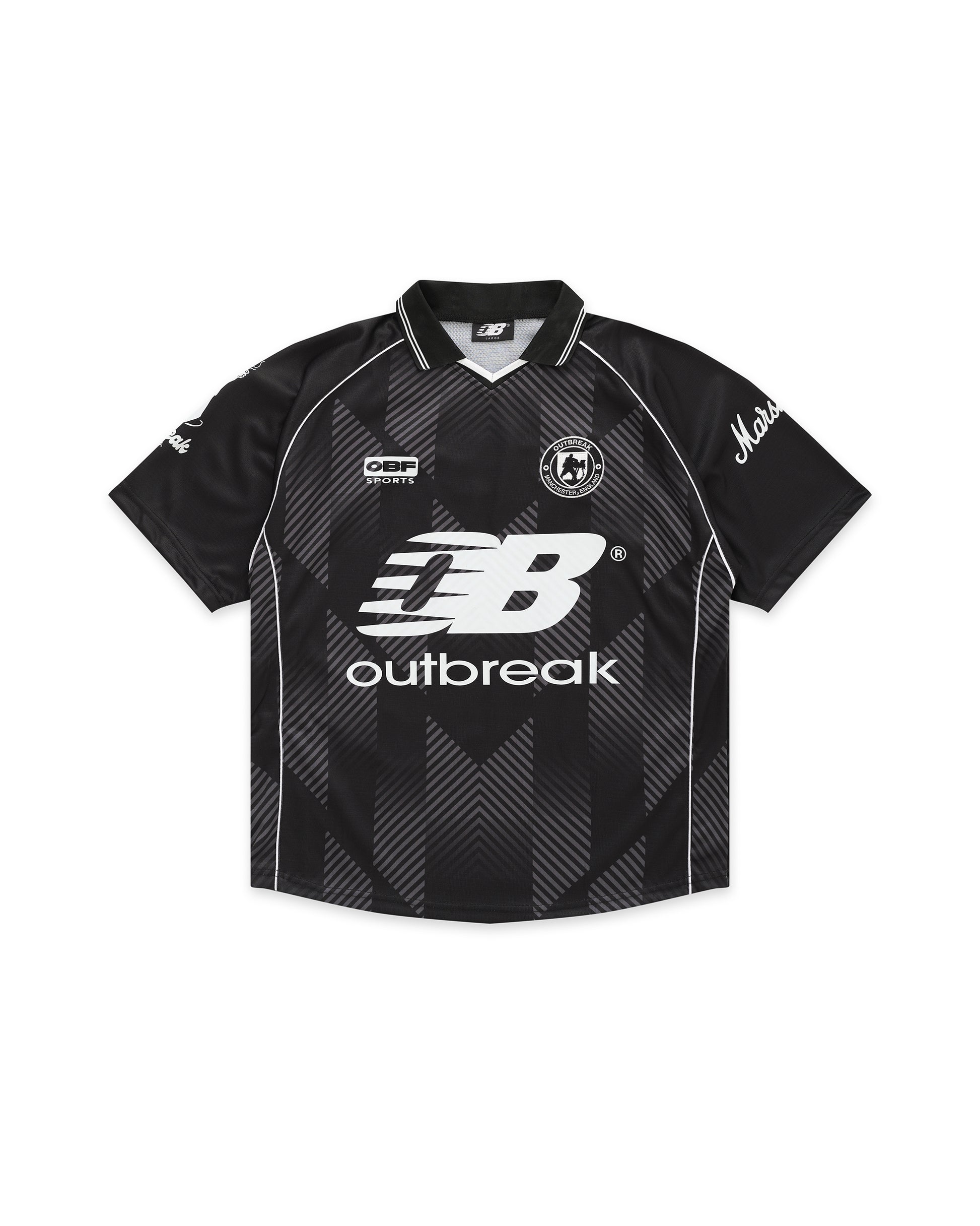 Outbreak® Football Shirt 26 Black [PRE-ORDER]
