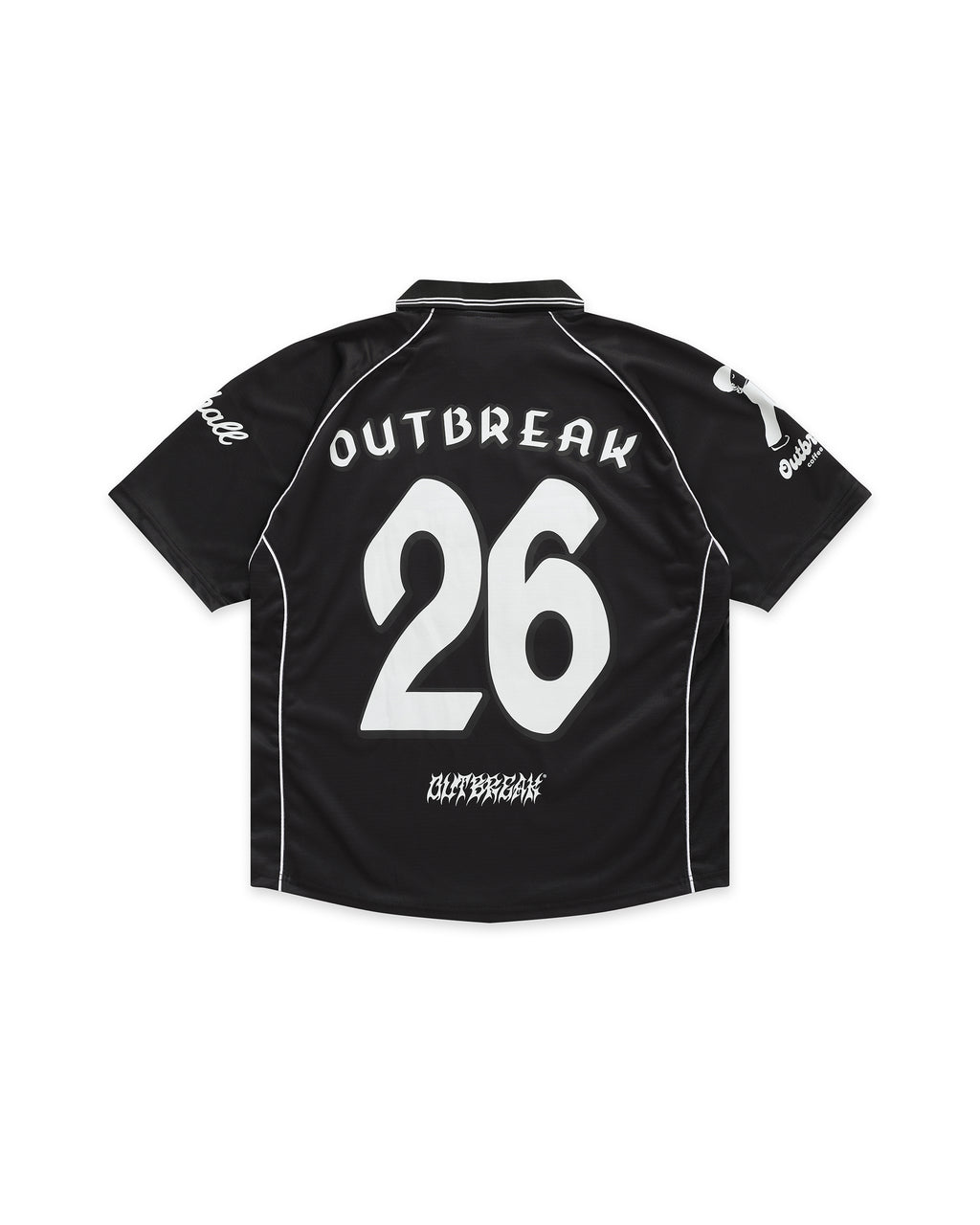 Outbreak® Football Shirt 26 Black [PRE-ORDER]