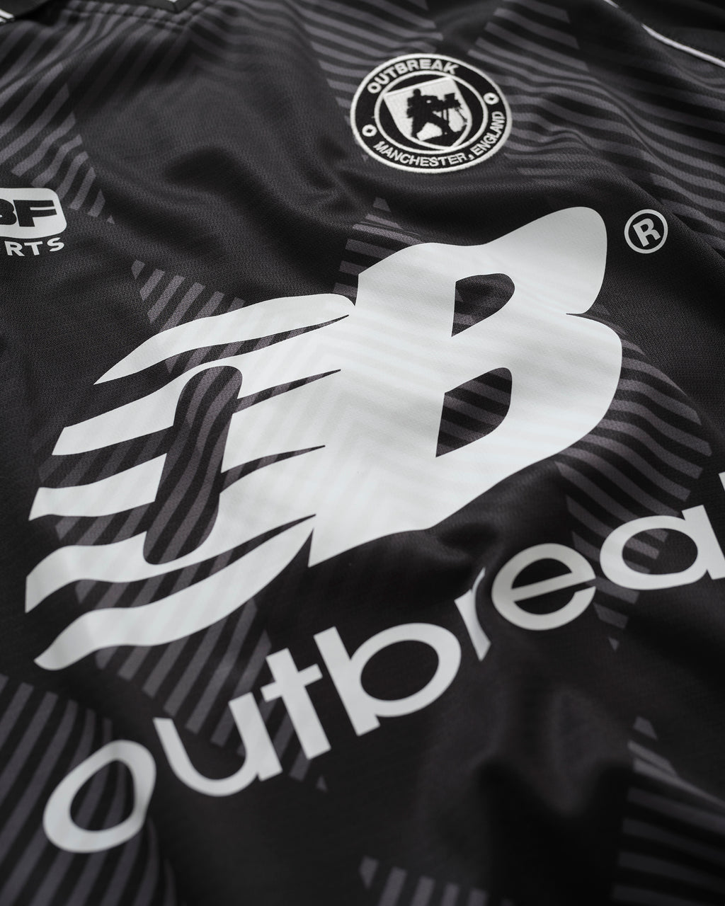 Outbreak® Football Shirt 26 Black [PRE-ORDER]