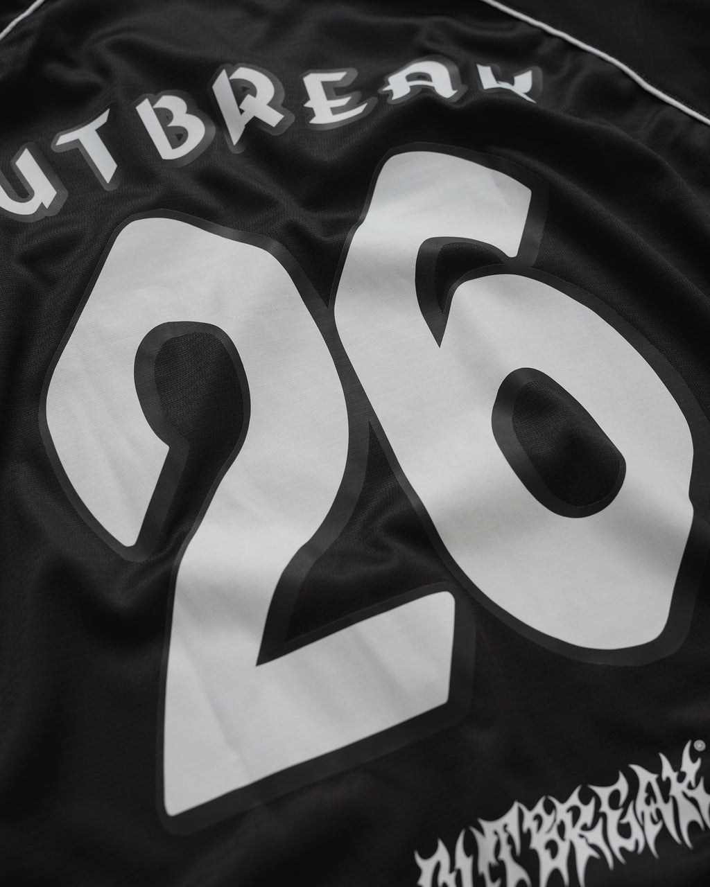 Outbreak® Football Shirt 26 Black [PRE-ORDER]