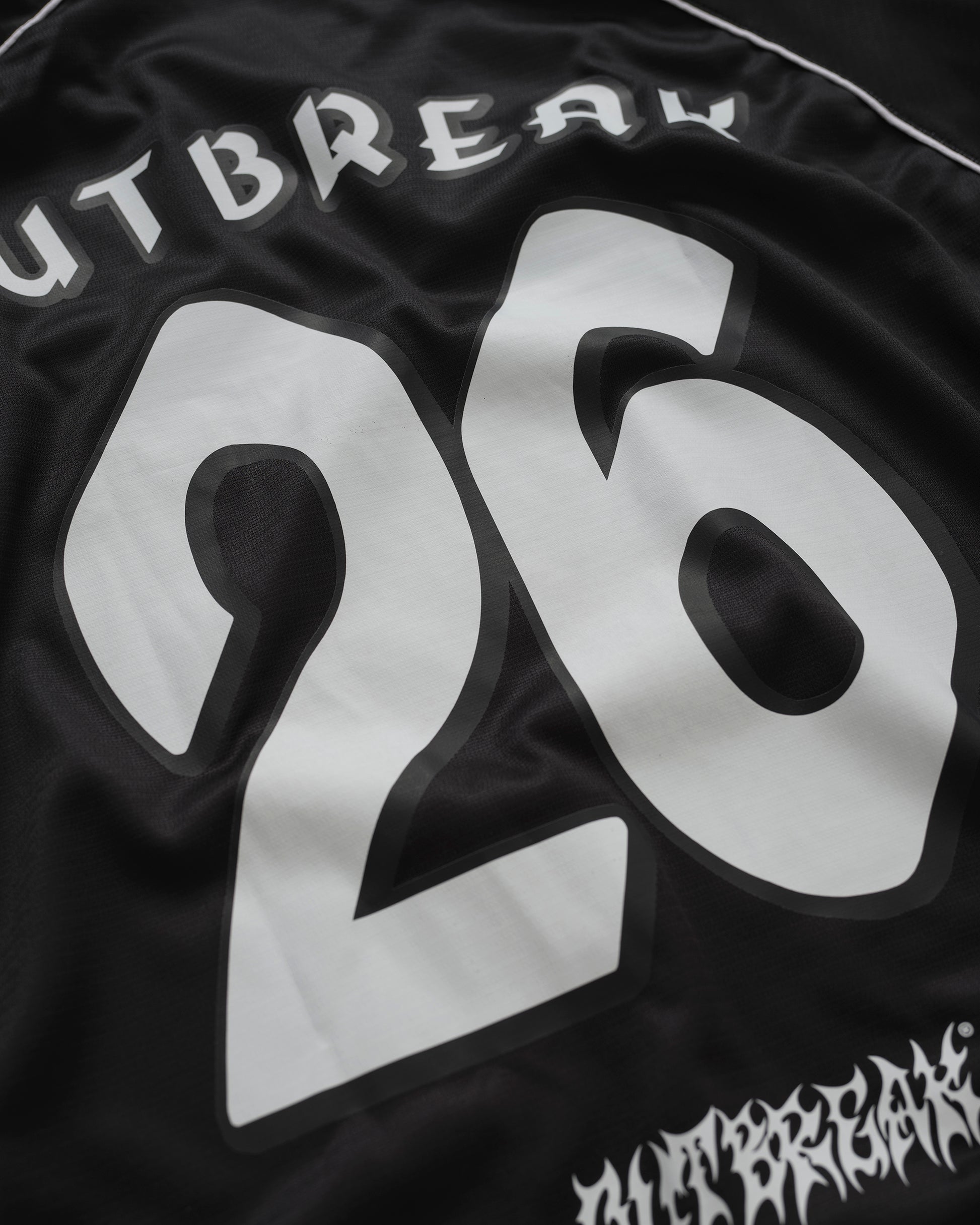 Outbreak® Football Shirt 26 Black [PRE-ORDER]