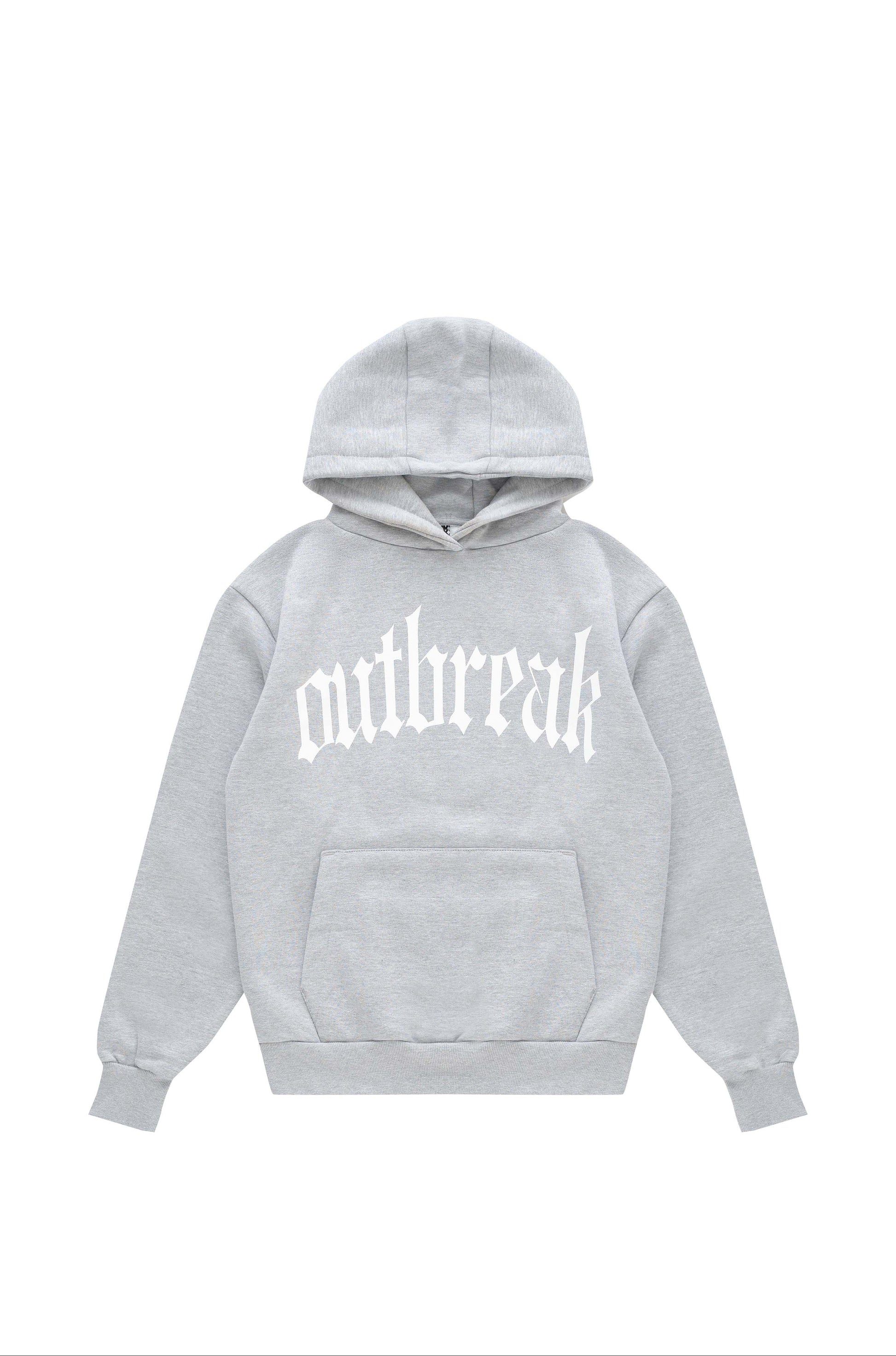 Outbreak® Ultra Heavyweight Hoodie Grey