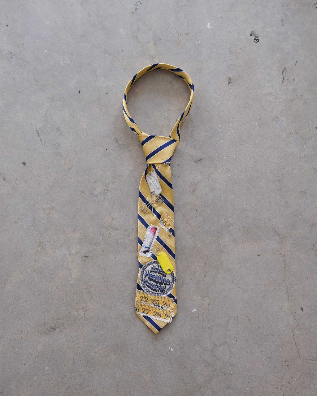 Yellow Tag Tie | PLEASURES x LeftHand LA x Outbreak® Outbreak Fest Outbreak®