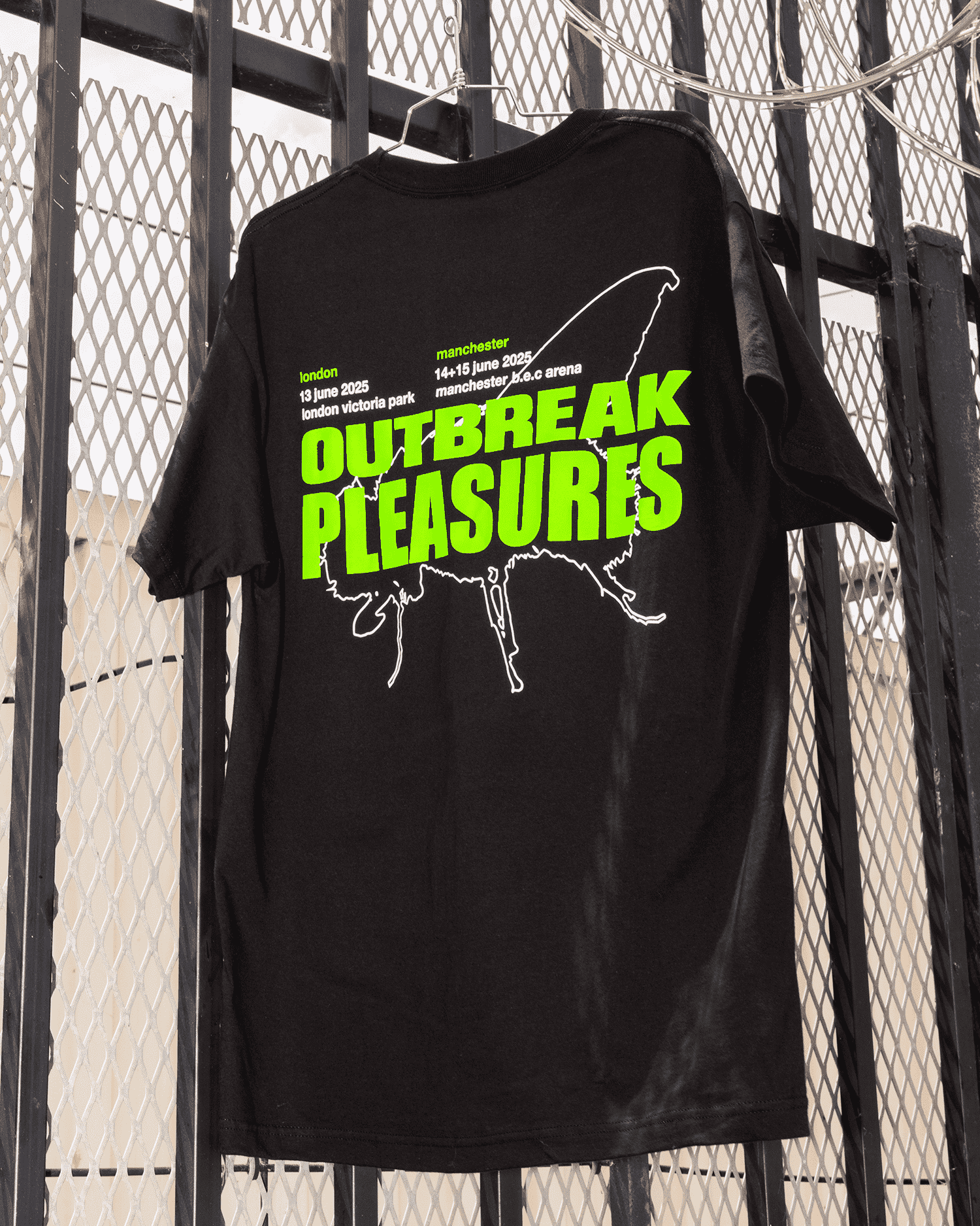 Outbreak x Pleasures Tongue T-Shirt Outbreak Fest Outbreak®