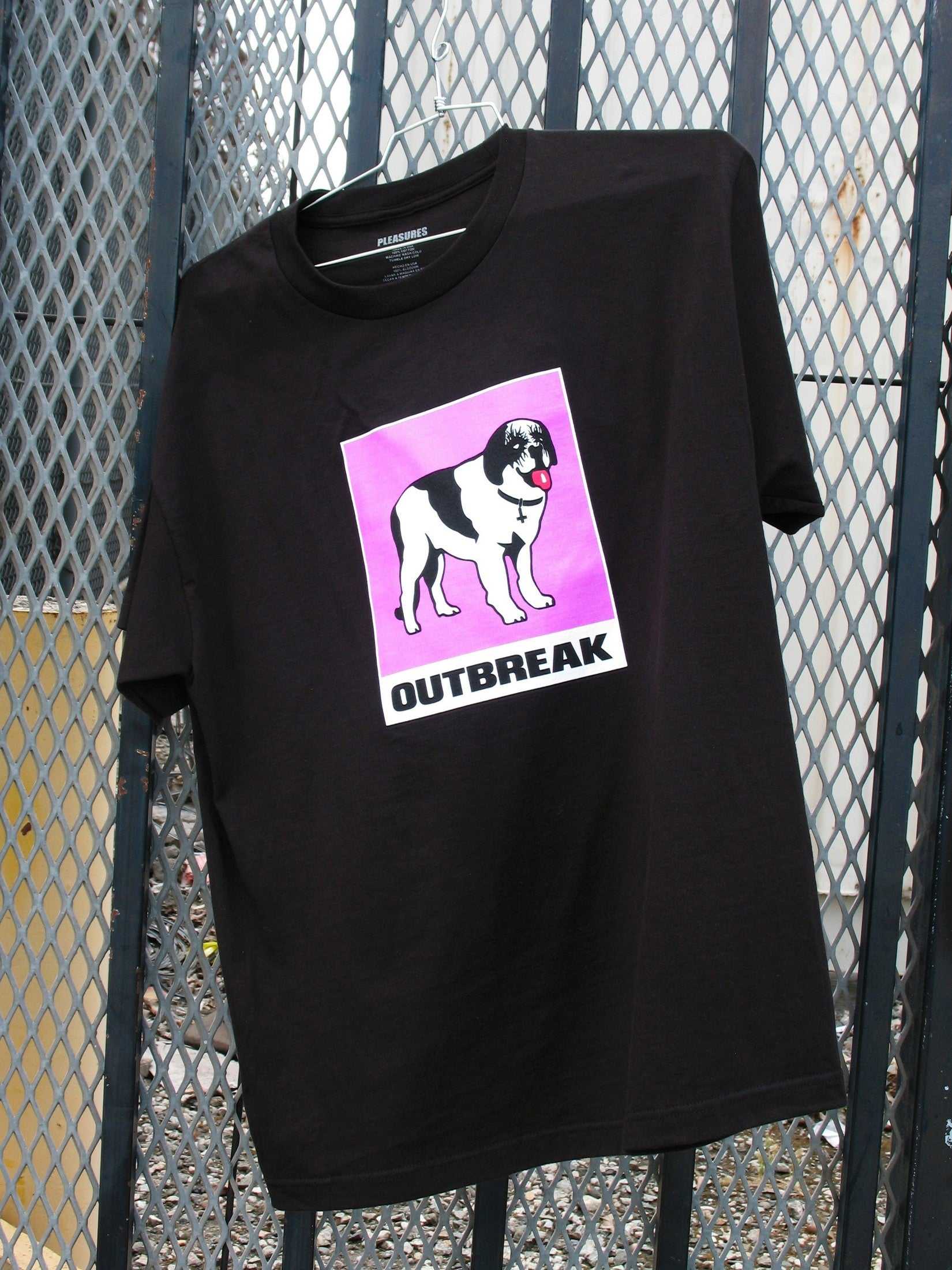 Outbreak x Pleasures Dog T-Shirt Outbreak Fest Outbreak®