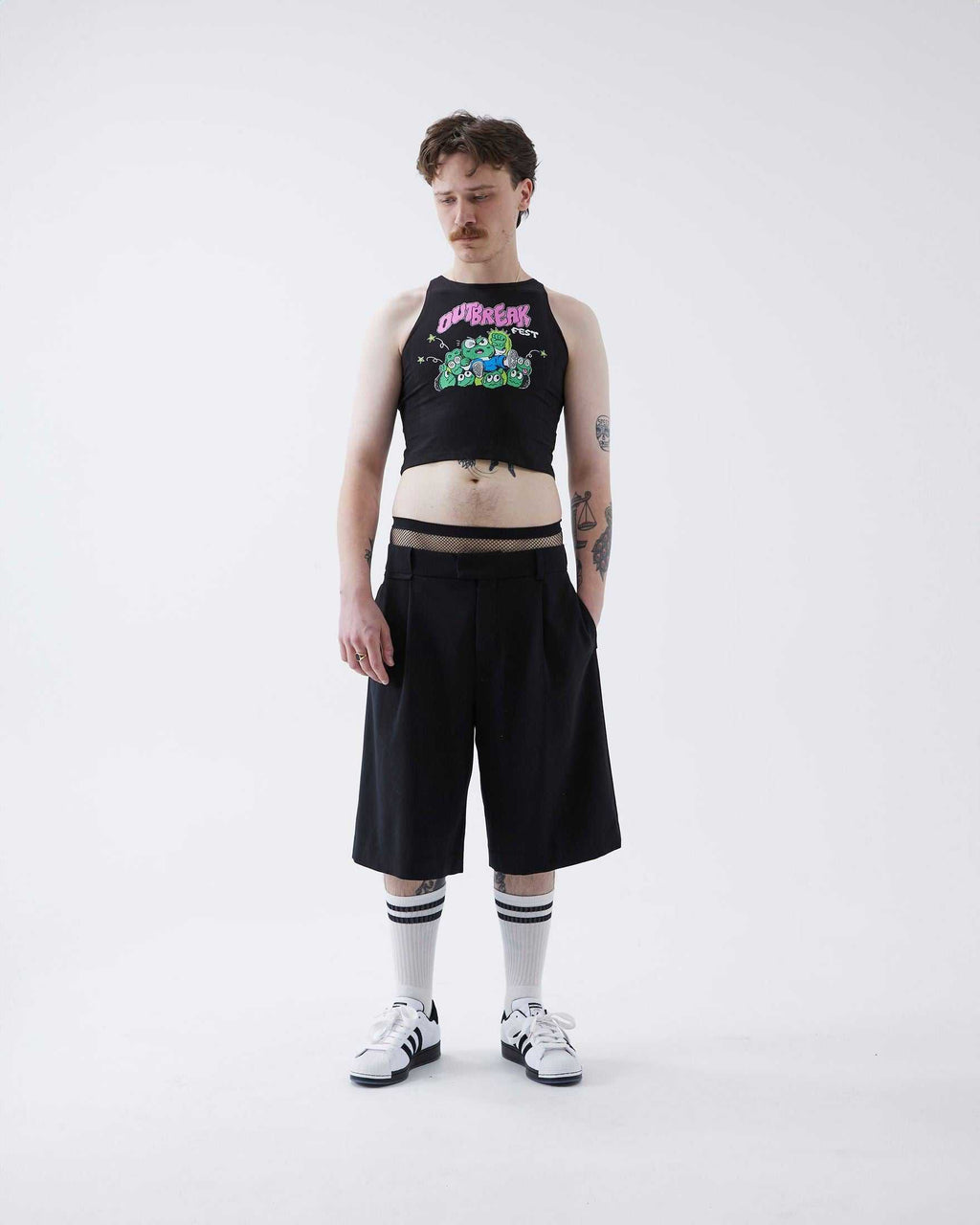 Frog Crop Top Black Outbreak Fest Outbreak®