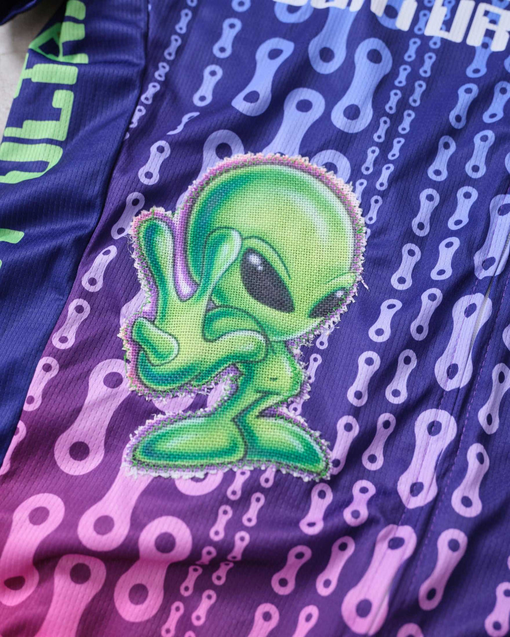 Alien Biker Vest | PLEASURES x LeftHand LA x Outbreak® Outbreak Fest Outbreak®