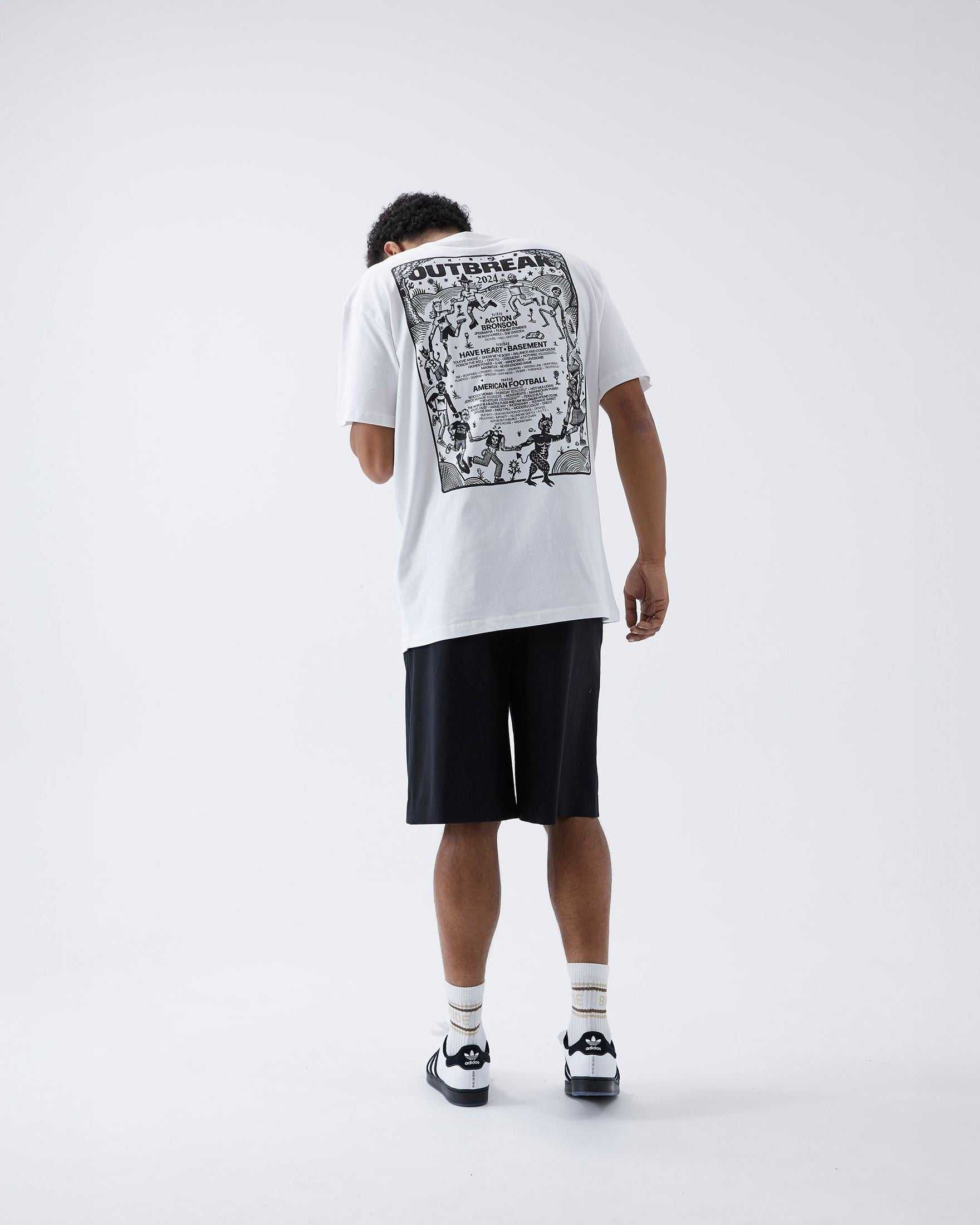 Line-up T-Shirt White Outbreak Fest Outbreak®
