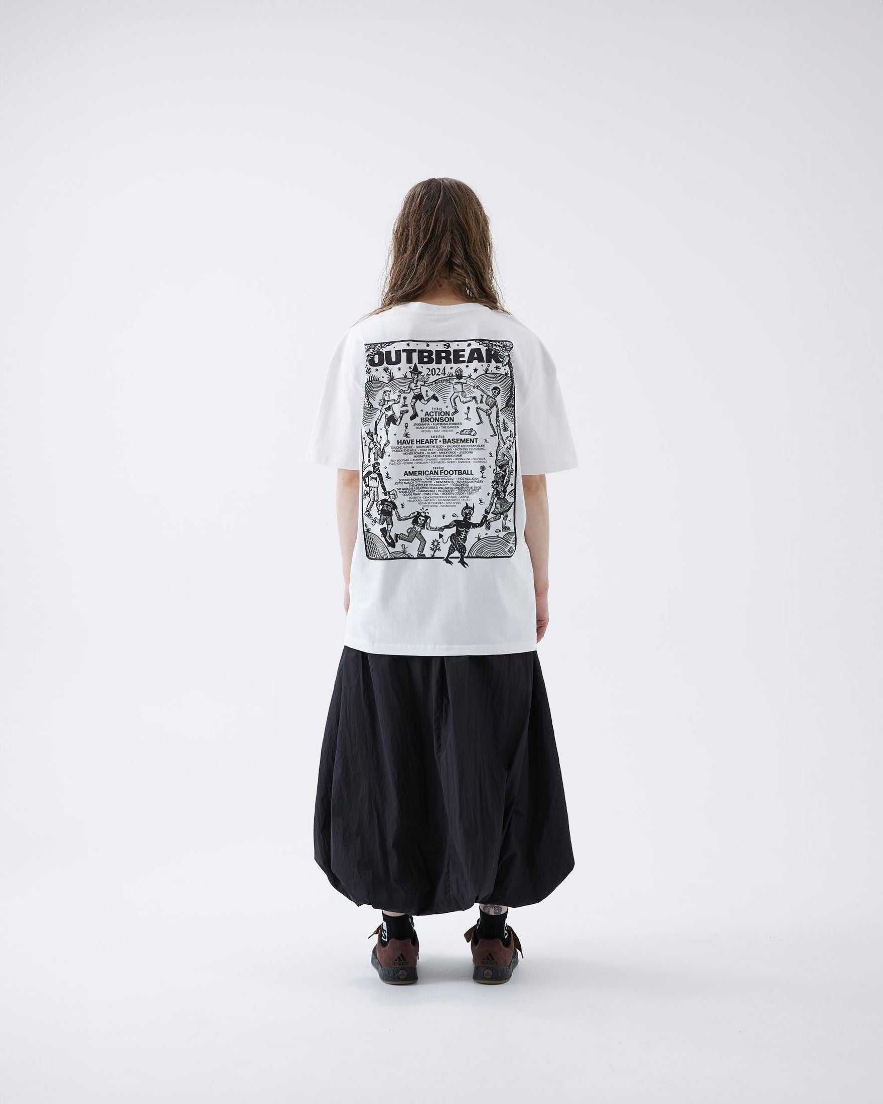 Line-up T-Shirt White Outbreak Fest Outbreak®