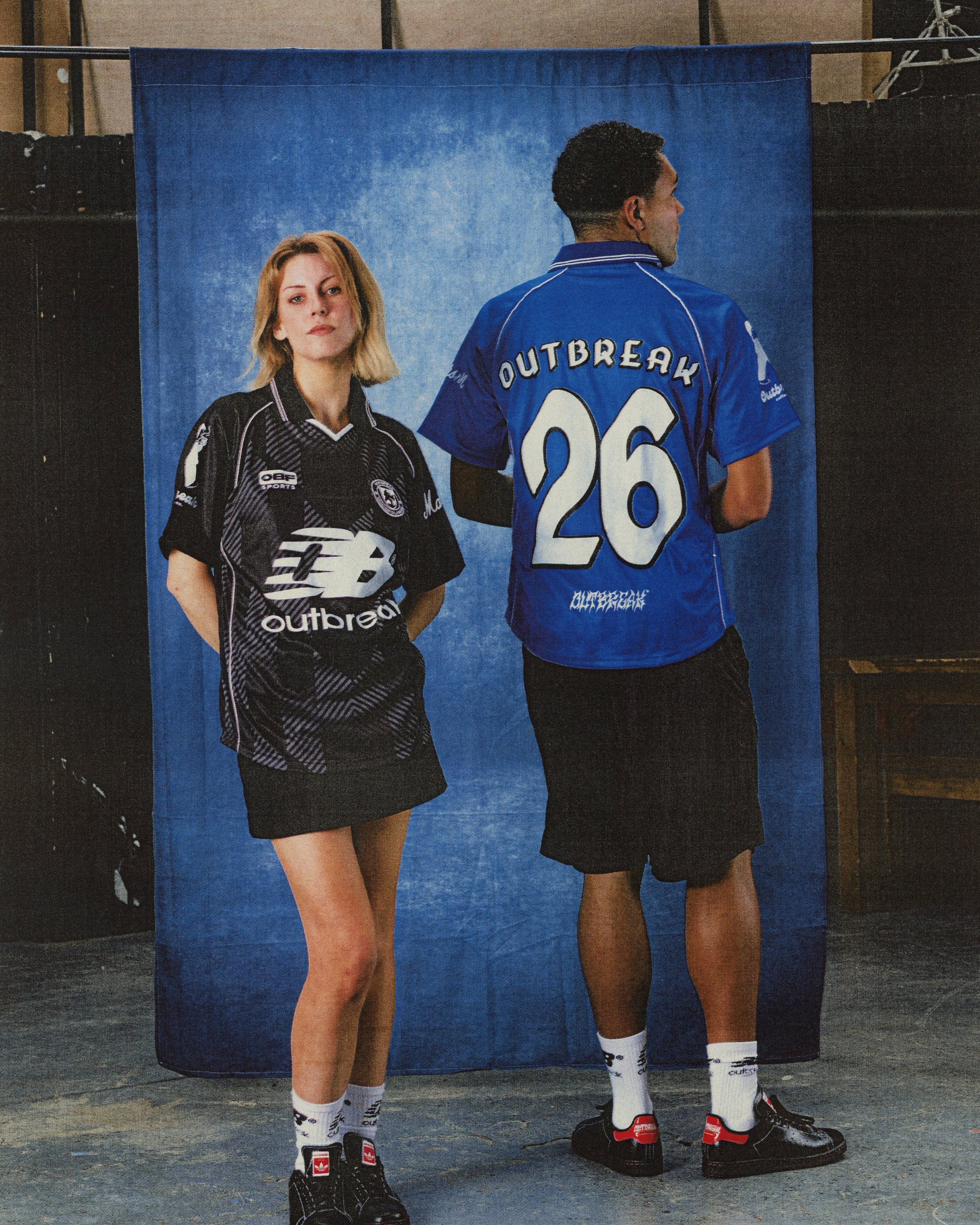 Outbreak® Football Shirt 26 Black [PRE-ORDER]